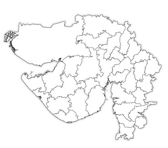 Gujarat District Map